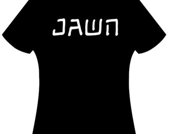 JAWN Black/White PUFF Short Sleeve T-Shirt