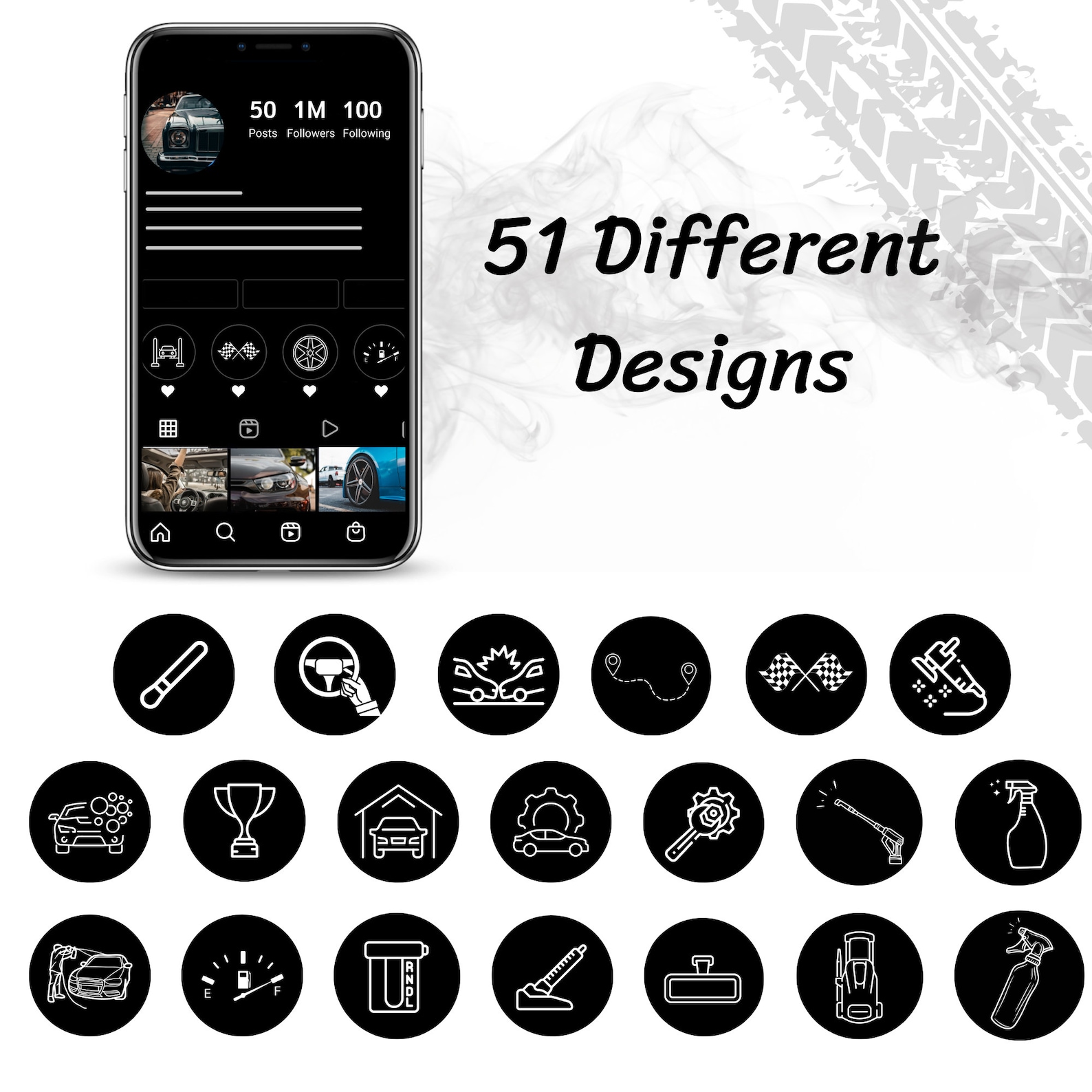 Car Instagram Highlight Covers Automotive Instagram Highlight Etsy