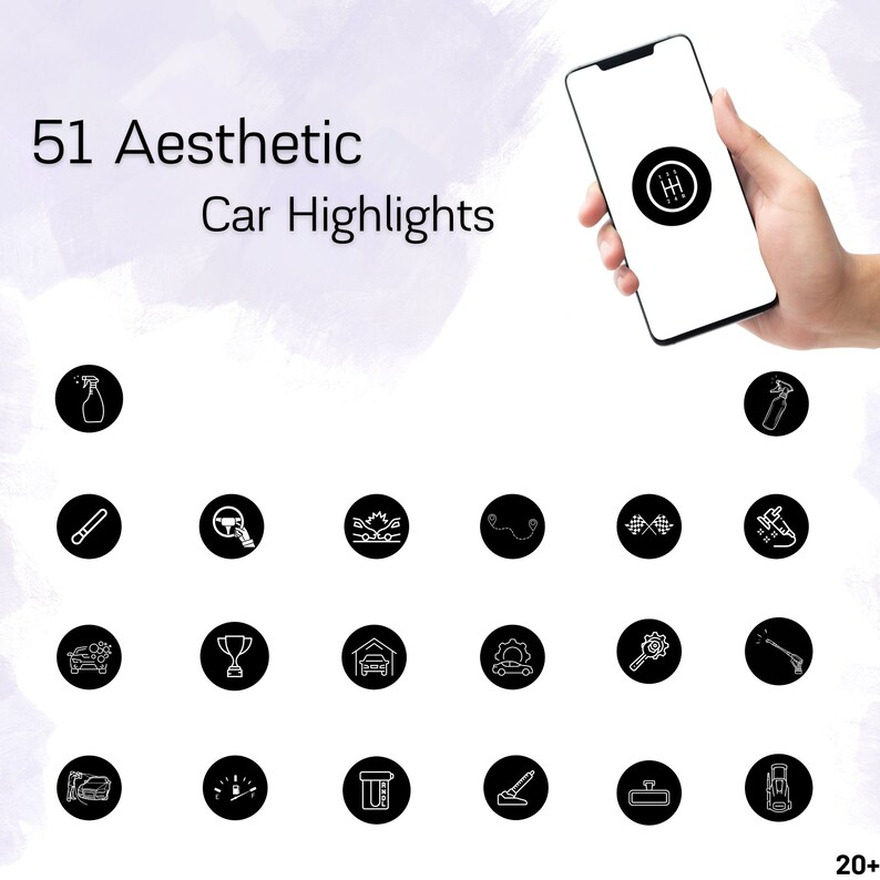 Car Instagram Highlight Covers Automotive Instagram Highlight Etsy