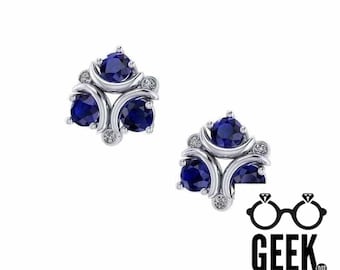 Zora's Sapphire Stud Earrings