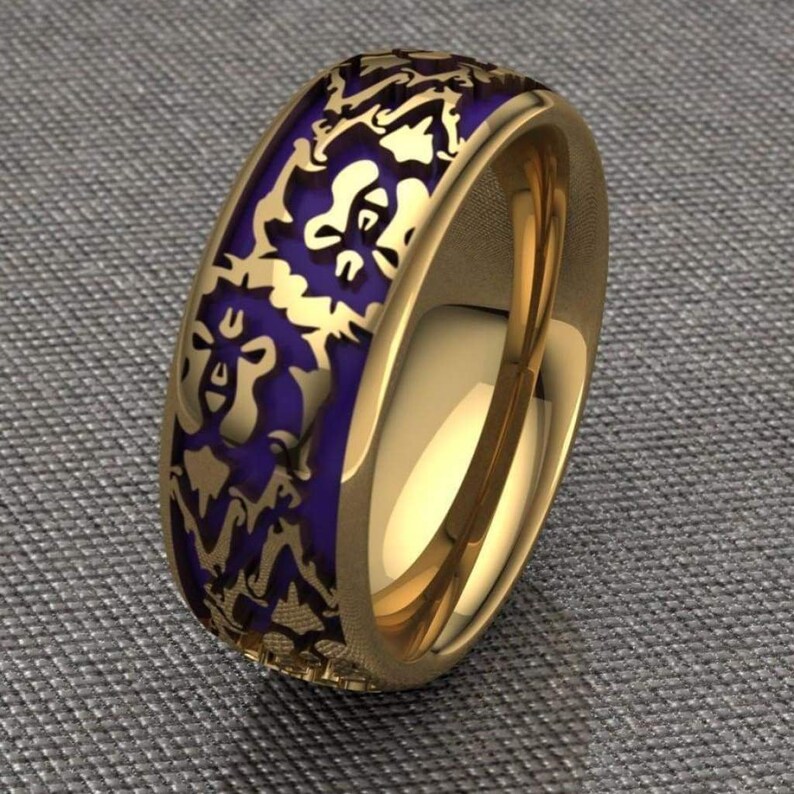 Commited to the Alliance Band- Gents - Geek Jewelry