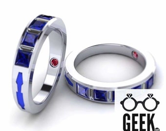 Droid Gem Set Band 4mm - Ladies