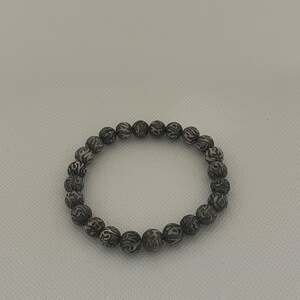 Handmade Brown Printed Bracelet
