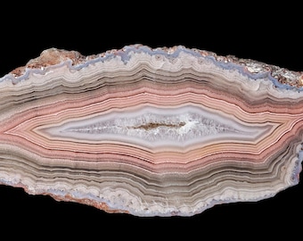 Laguna Agate Nodule: Polished Mexican Stone with Extreme Parallax