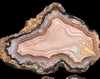 Pink Laguna Agate Pair, Mirror Polished Mexican Stone