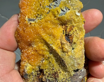 Large Pyromorphite Bunker Hill Mine, 9 Level, Kellogg Idaho Lustrious Crystals