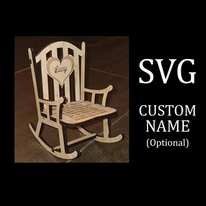Engraved rocking chair sales