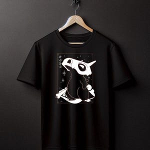 Cubone Black Tee Perfect for a Present, Gift, Holiday, Birthday!