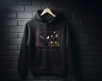 Espeon Umbreon Black Hoodie! Perfect for a Present, Gift, Holiday, Birthday!