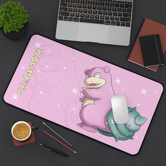 Slowbro Gaming Desk Mat Long Desk Mats Mousepad Christmas