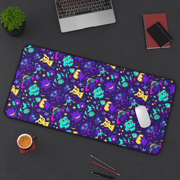 Ghost Gaming Desk Mat, Long Desk Mats, Mousepad, Christmas Birthday Gift Idea, Anime Game Mats, Gaming Mousepad, Official Size Desk Mats