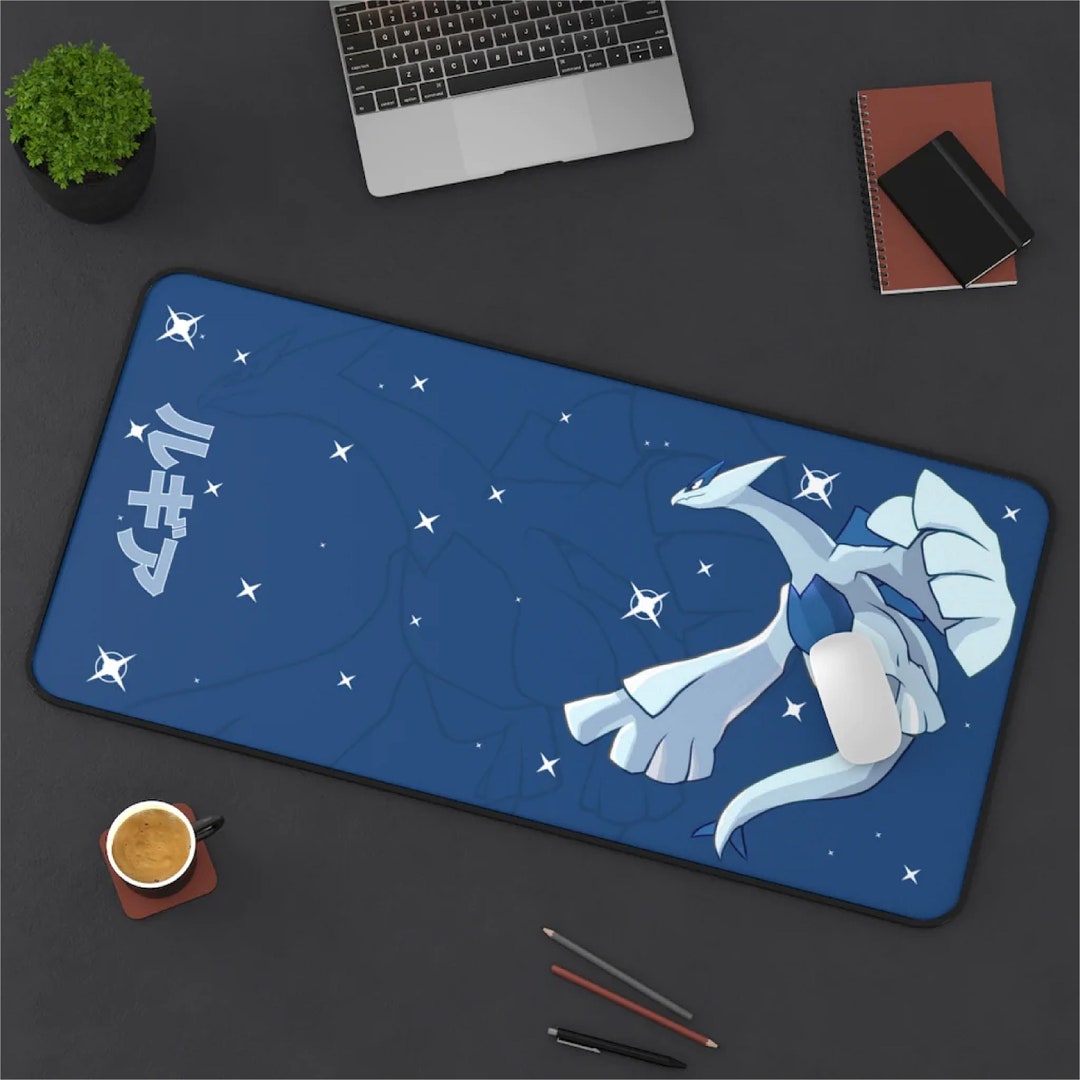 Lugia Gaming Desk Mat, Long Desk Mats, Mousepad, Christmas Birthday