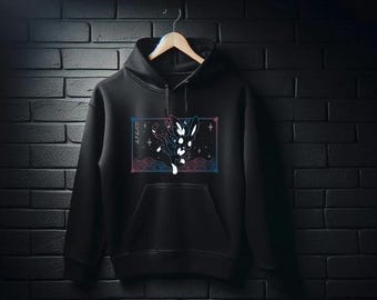 Sylveon Black Hoodie! Perfect for a Present, Gift, Holiday, Birthday!