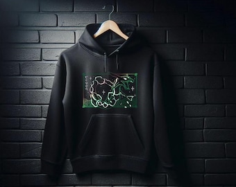 Rayquaza Black Hoodie! Perfect for a Present, Gift, Holiday, Birthday!