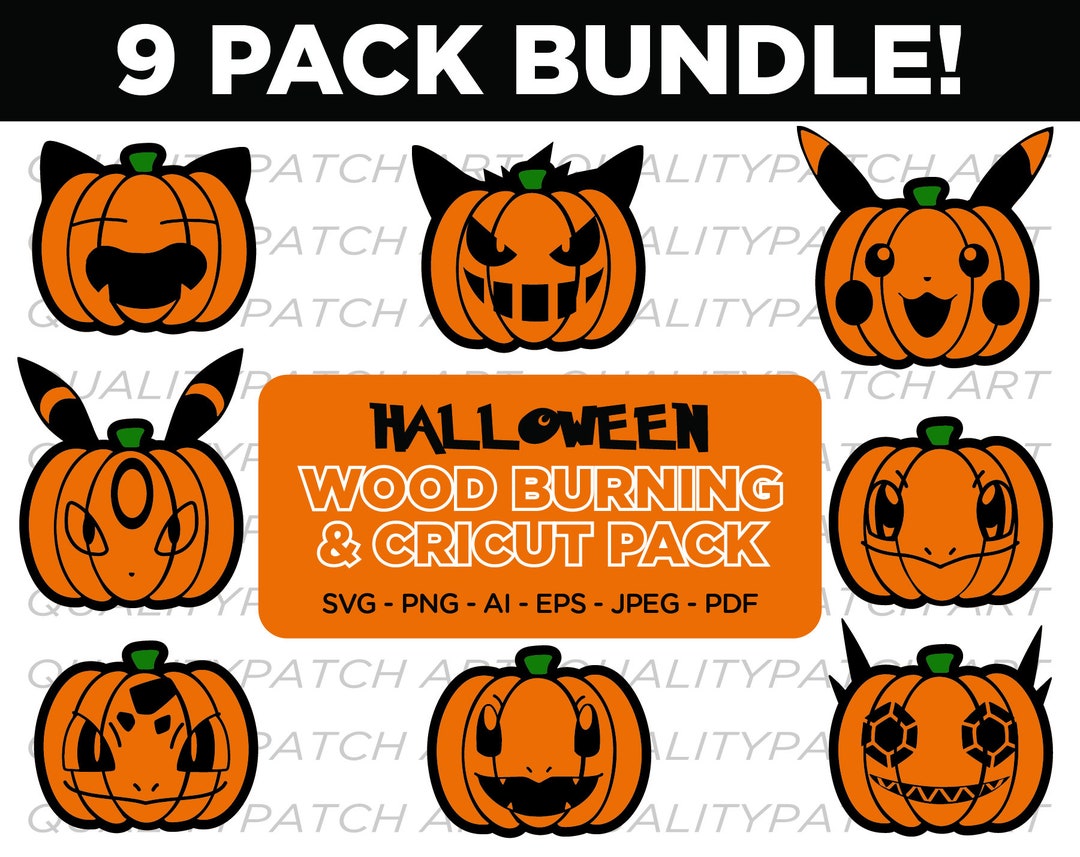 Halloween Gengar Bundle, Gengar Svg Bundle, 9 Designs, Gengar Svg