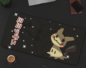Mimikyu Pattern Desk Mat! Perfect for a Gift, Present, Holiday, Birthday! Japanese Anime