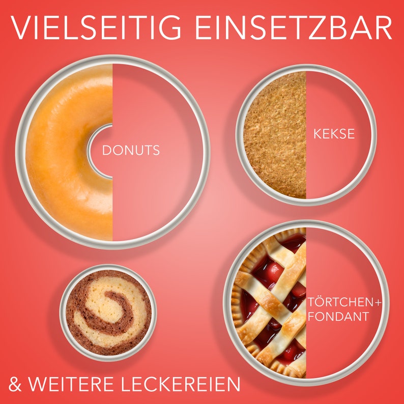 AVANA Edelstahl Ausstechformen 12 Stück gewellte Ringe Keksformen Cutter Set Keks Cookie Rund Plätzchen Ausstecher mit Aufbewahrungsbox Bild 5