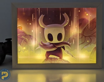 Hollow Knight LED Light Frame – Idealna dla entuzjastów gier wideo – Oświetlenie nastrojowe do gier