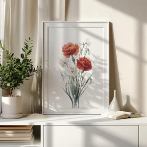 Padrão de ponto cruz de flocos de neve em PDF, desenhos de ponto cruz contados, padrão de bordado floral, amostras de ponto cruz de flores de nascimento em janeiro