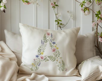 Aangepaste naam kruissteek pdf, letter kruissteekpatroon, geteld, monogram kruissteektabel, patroonhouderbestand, gepersonaliseerde geschenken