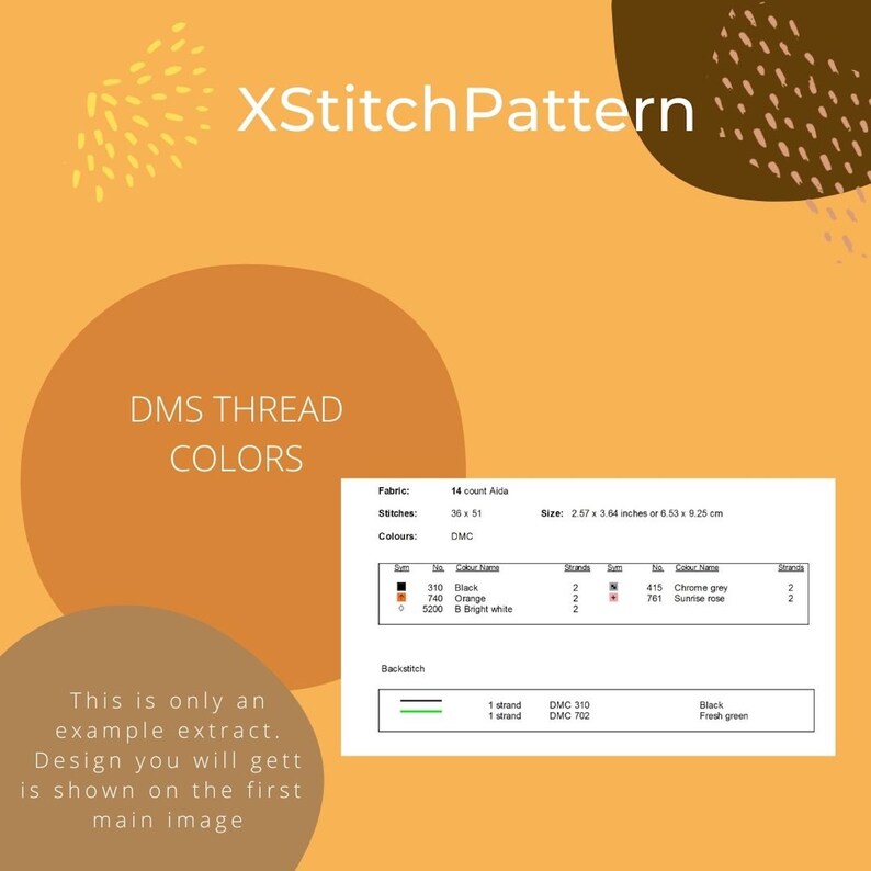 Monogram Cross Stitch Pattern, Green Forest Embroidery Design With