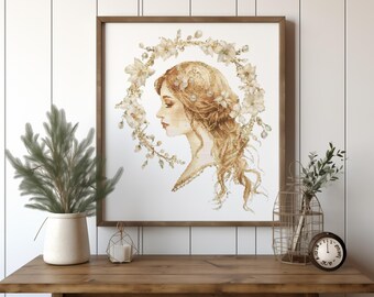Zodiac Cross Stitch Pattern With Aries, Astrology Embroidery PDF, Counted Cross Stitch Chart, Personalized Zodiac Sign Gift