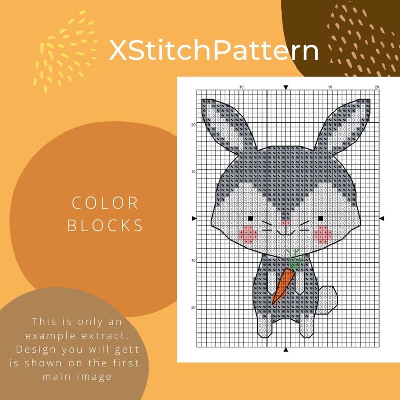 Letter Cross Stitch Pattern Count Modern Monogram Embroidery Pattern