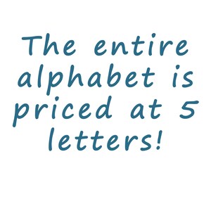 Modern Monogram M Cross Stitch Pattern Family Name Initial Embroidery ...