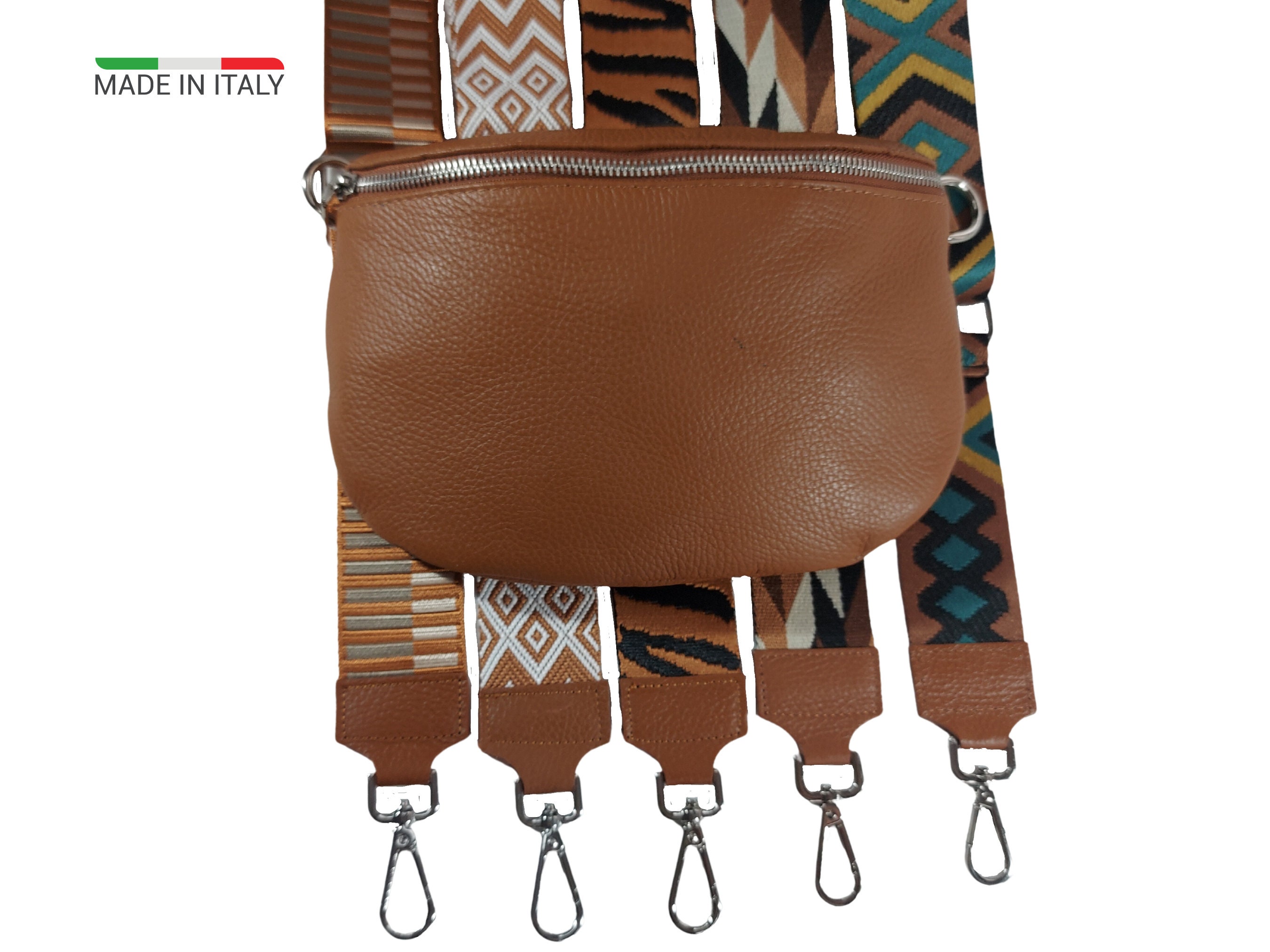 Crossbody Bag Damen Leder Bauchtasche, Schultertasche Umhngetaschen