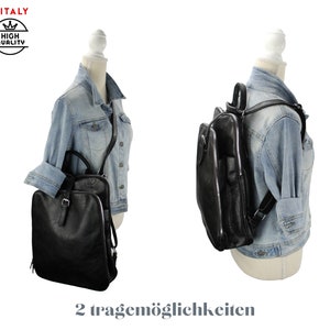 Laptop Rucksack Damen Elegant: Ein stilvoller Begleiter für moderne Frauen. Elegant, zeitgemäß mit ausreichend Platz für den Laptop zdjęcie 2