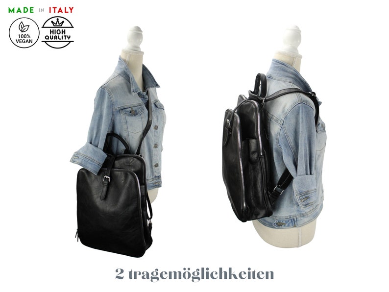 Laptop Rucksack Damen Elegant: Ein stilvoller Begleiter für moderne Frauen. Elegant, zeitgemäß mit ausreichend Platz für den Laptop zdjęcie 2