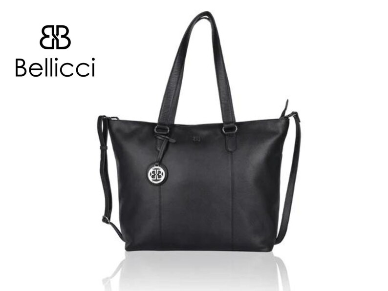 Shoulder bag Bellici Leather Shopper Bag Schwarz