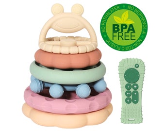 Baby Bijtring Toren Ervaar veilig geluk met onze BPA-vrije babycadeautjes en GRATIS tandjesafstandsbediening!