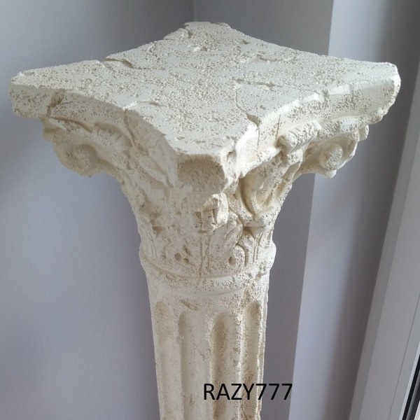 Colonne grecque romaine style ancien socle romain colonne décorative pilier de fleurs 100 cm de haut