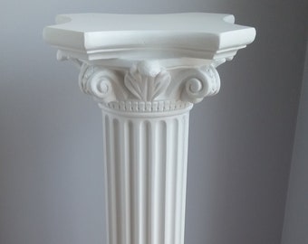 Colonne grecque antique de style grec romain, support de pilier, base de mariage 76cm