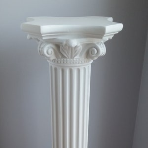 Roman Greek style antique greek ancient column Pillar stand wedding base 76cm