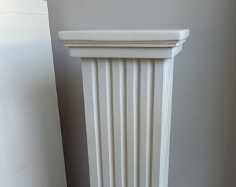 Pilier romain de style grec, colonne décorative de 84cm de haut, base végétale décorative pour mariage