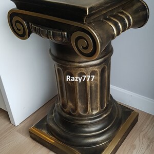 Colonna Per Fiori In Vetro Lacobel Nero – Piedistallo Decorativo 30x30x70 Cm, Made In Germany