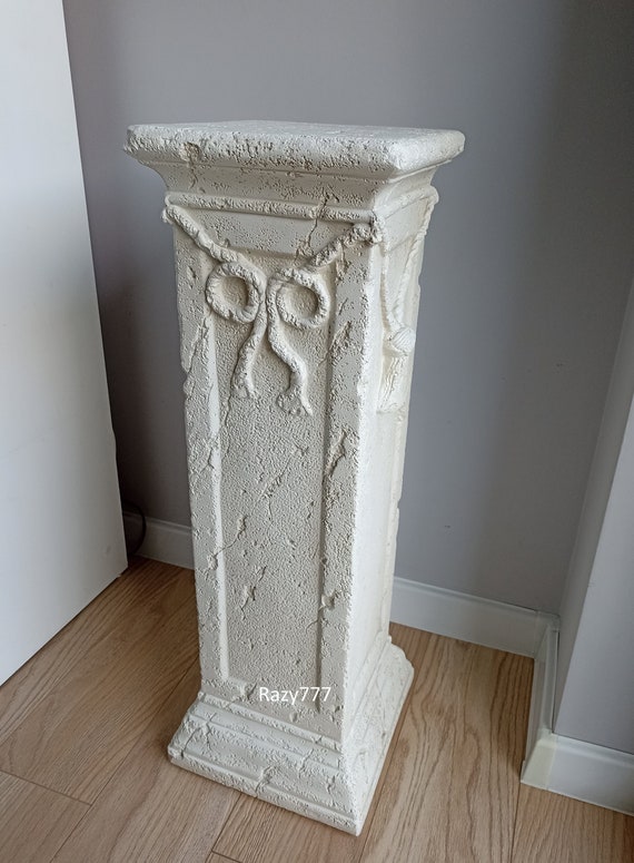 Estatua de columna decorativa antigua de estilo griego Pilar romano para  base de flores de plantas de 75cm de alto -  México