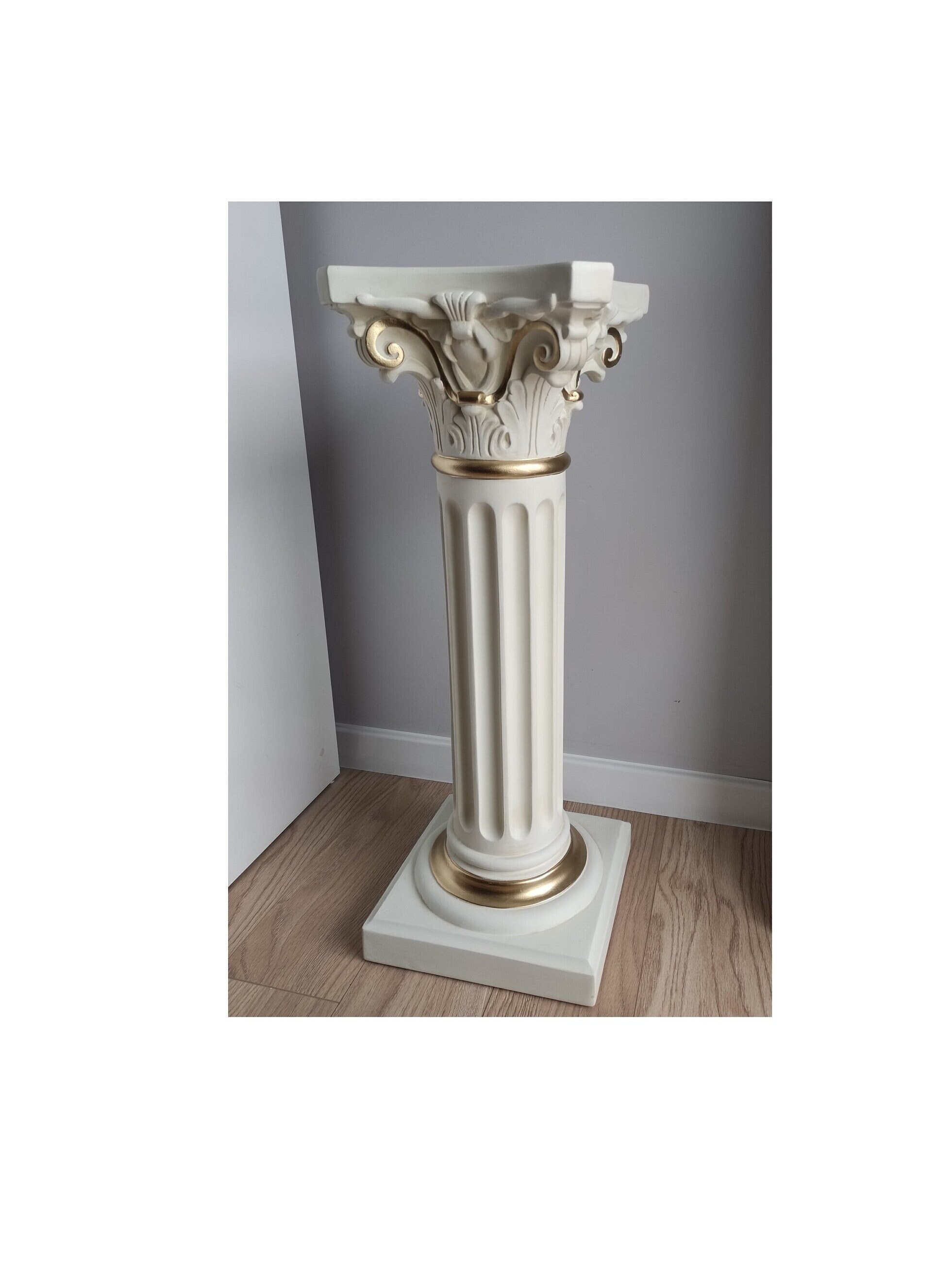Statue De Colonne Romaine En Résine Sculpture Bureau Décoration D'étagère