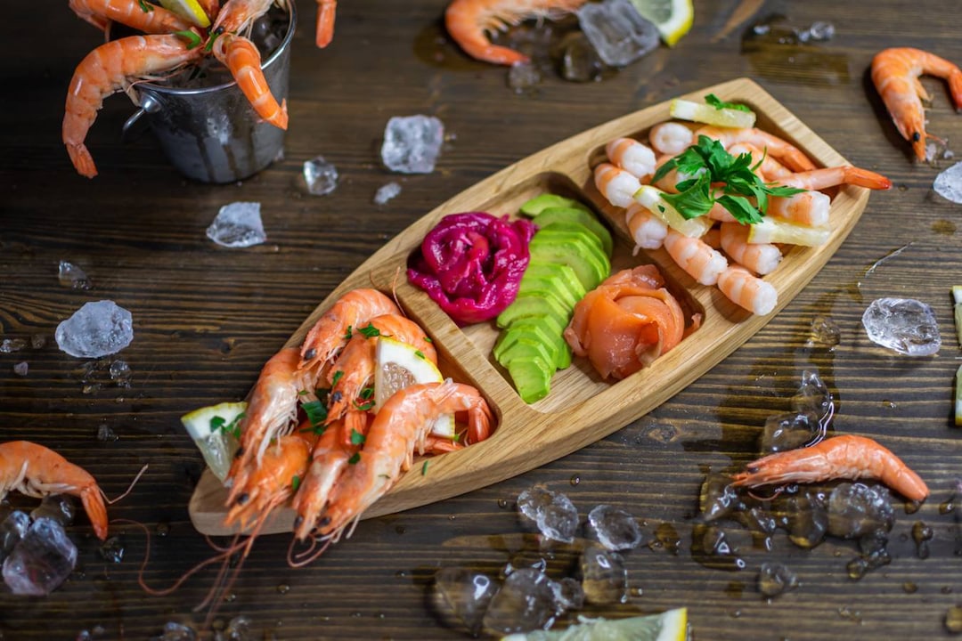 Handmade Wood Plate Boat, Sushi Wood Board, Gift for Sushi Lover