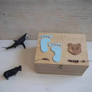 Custom Baby Keepsake Box – Personalized Newborn Gift