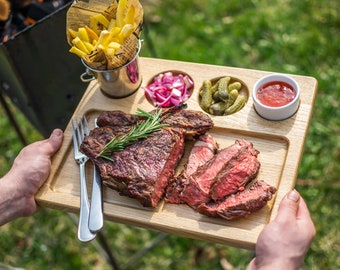 Steakbrett für Fleisch und Grilladen