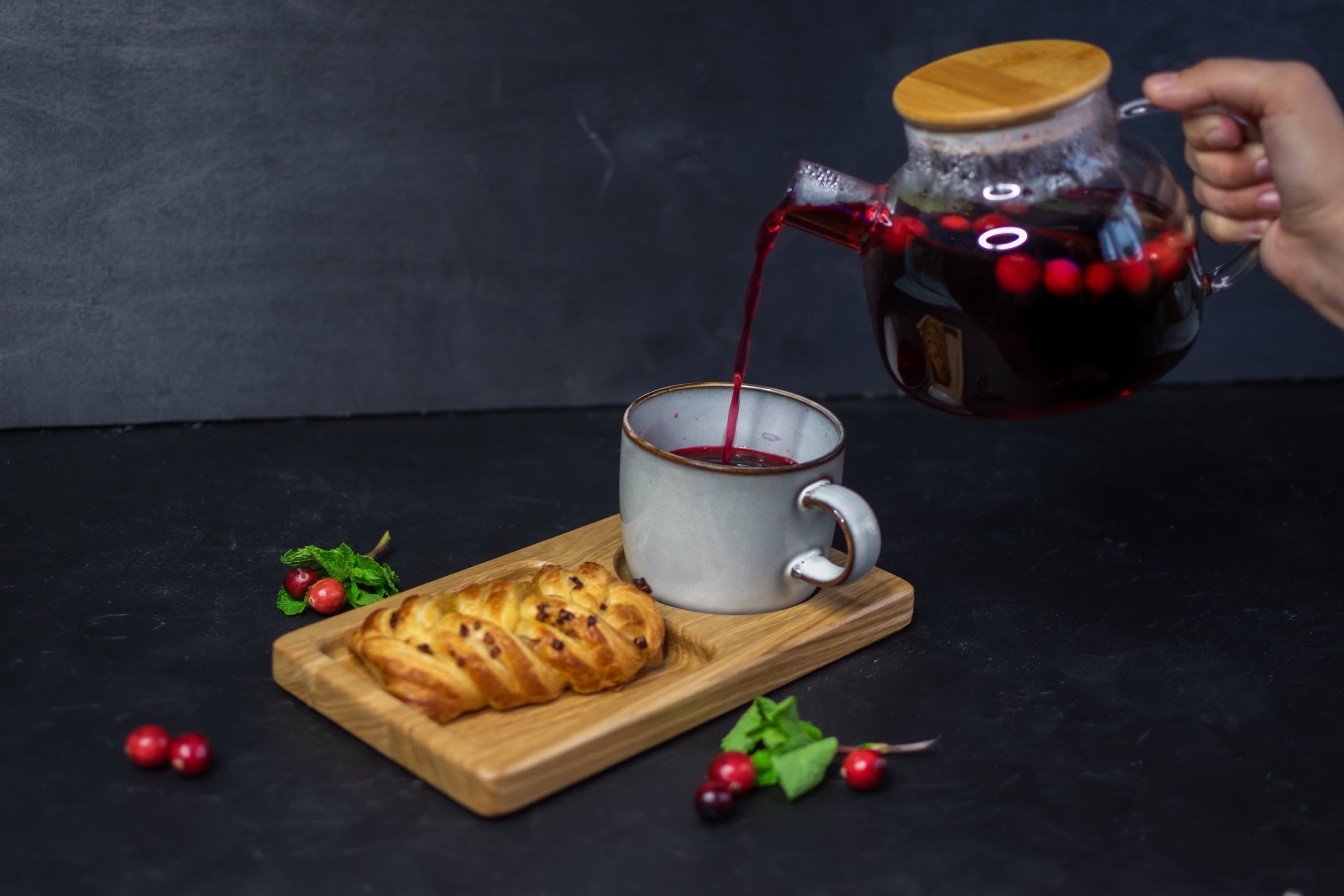 Handmade quality wood coffee tray from Oak, Eco wooden tray for cake, Wooden tray for snacks, Wooden tray for nuts