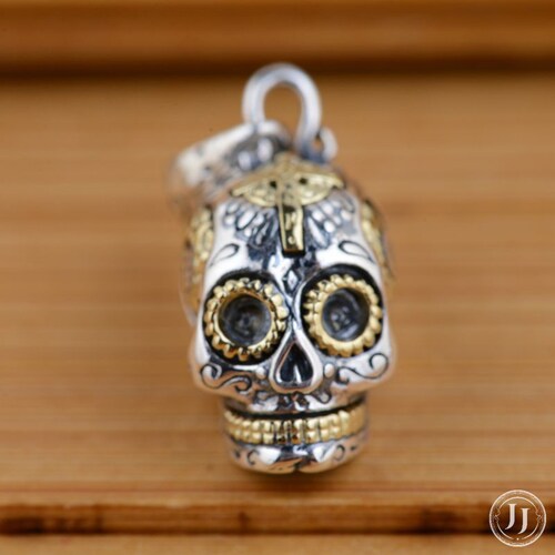 Genuine Silver Human Skull Pendant, shops Personalized Pendant for Men & Women, 925 Sterling Silver Pendant, Anniversary Gift, Gothic Pendant