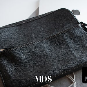 Custodia in pelle per Macbook 13", 14" pollici, modello PDF, modello per custodia in pelle per Macbook Pro, borsa in pelle PDF, modelli in pelle