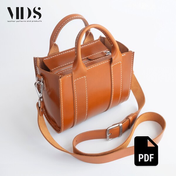 Leather Bag Template Etsy