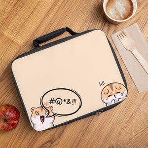 Cute Cartoon Lunch Bag for Kid Back to School Lunch Bag Kawaii Lunch Bag Gift for Kid Gift for her Gift for him Custom Lunch Bag Cute Bag