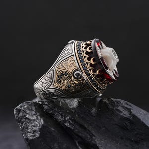 Oorzaak Ring, symbool van eenheid en erfgoed, betekenisvol sieradencadeau, ambachtelijke ringcadeau handgemaakte zilveren ring, uniek ringcadeau, sieraden voor hem.
