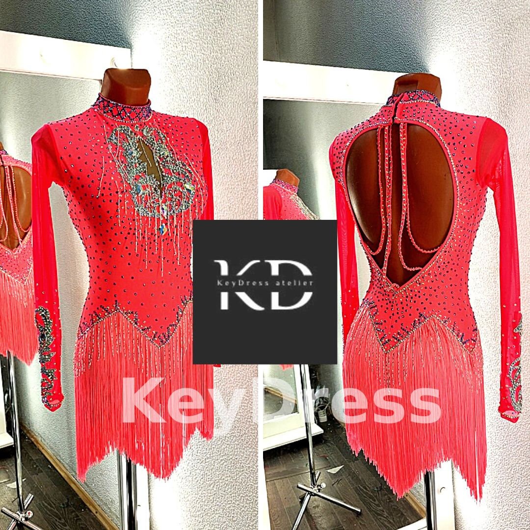 Latin Ballroom Dress.latin Dance Dress.salsa Dress.ballroom Dresses